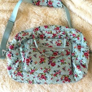 Best Selling Vera Bradley Weekender Travel Bag - WATER BOUQUET